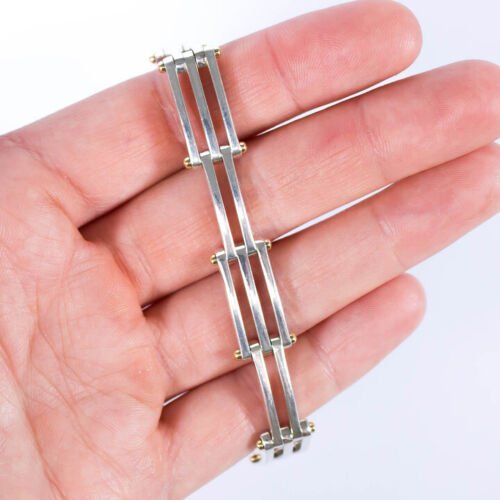 Tiffany & Co. SS & 18KYG Gatelink 8 Tiffany & Co. SS & 18KYG Gatelink 8